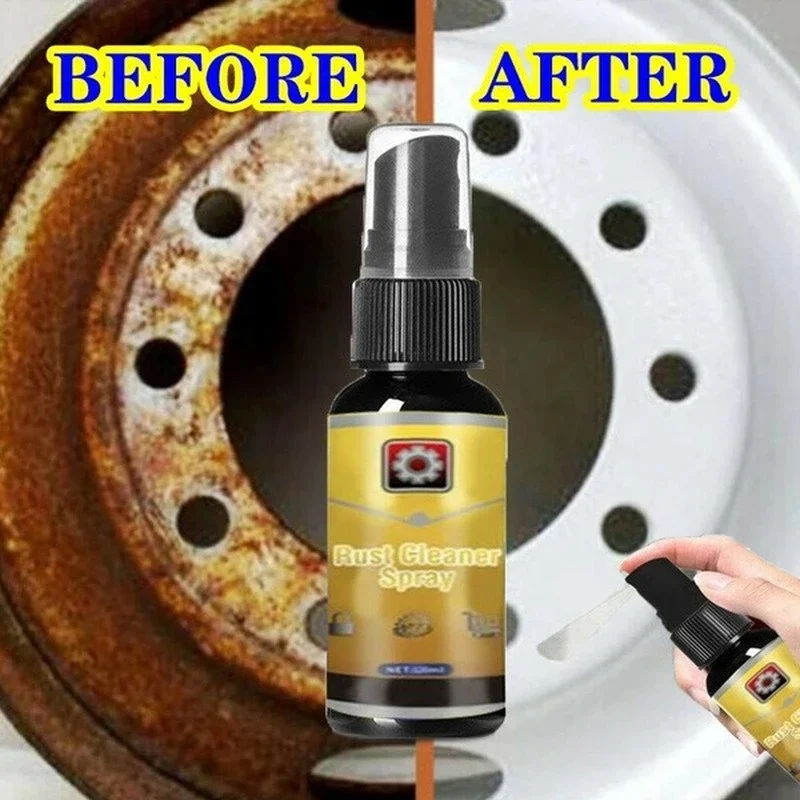 

30ml Car Rust Remover Spray Automotive Wheel Rim Metal Parts Anti-rust Car Wash Maintenance Multi-Purpose Rust Cleaning Agent