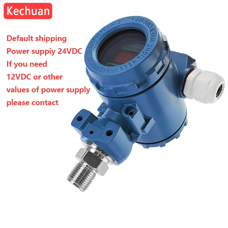 2088 Digital Pressure Transmitter 4-20mA RS485 Digital Diffusion Silicon Anti Damping Design Pressure Sensor