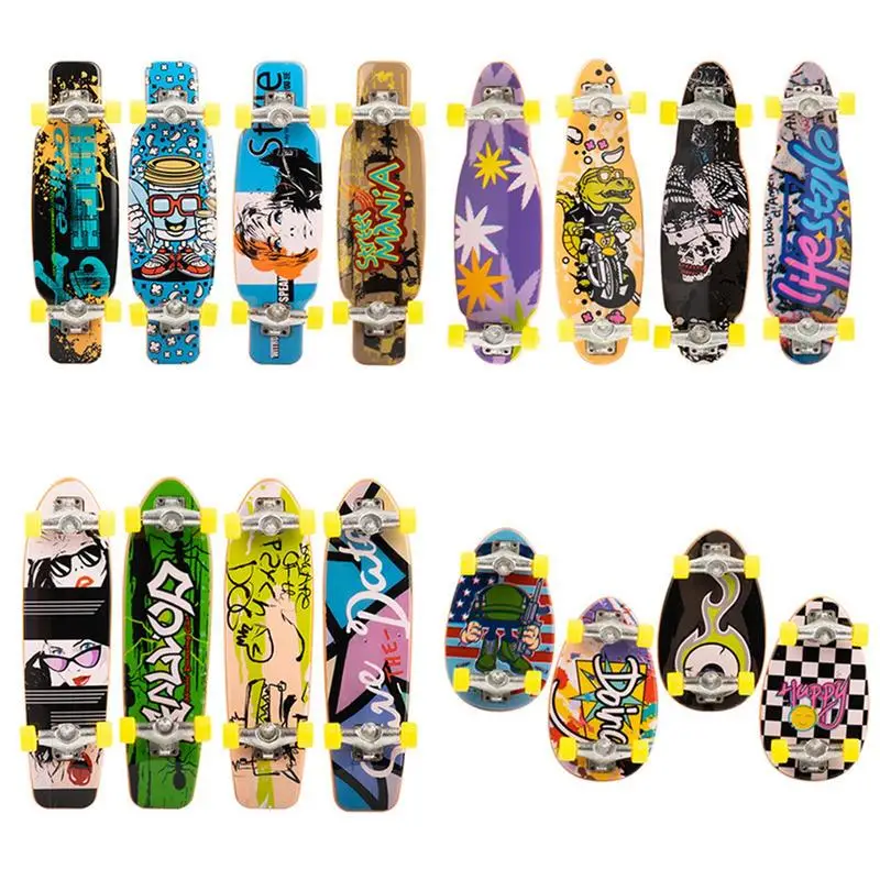 

Finger Skateboards For Kids Alloy Mini Finger Skating Board Toys For Finger Coordination Ability Professional Mini Skateboard