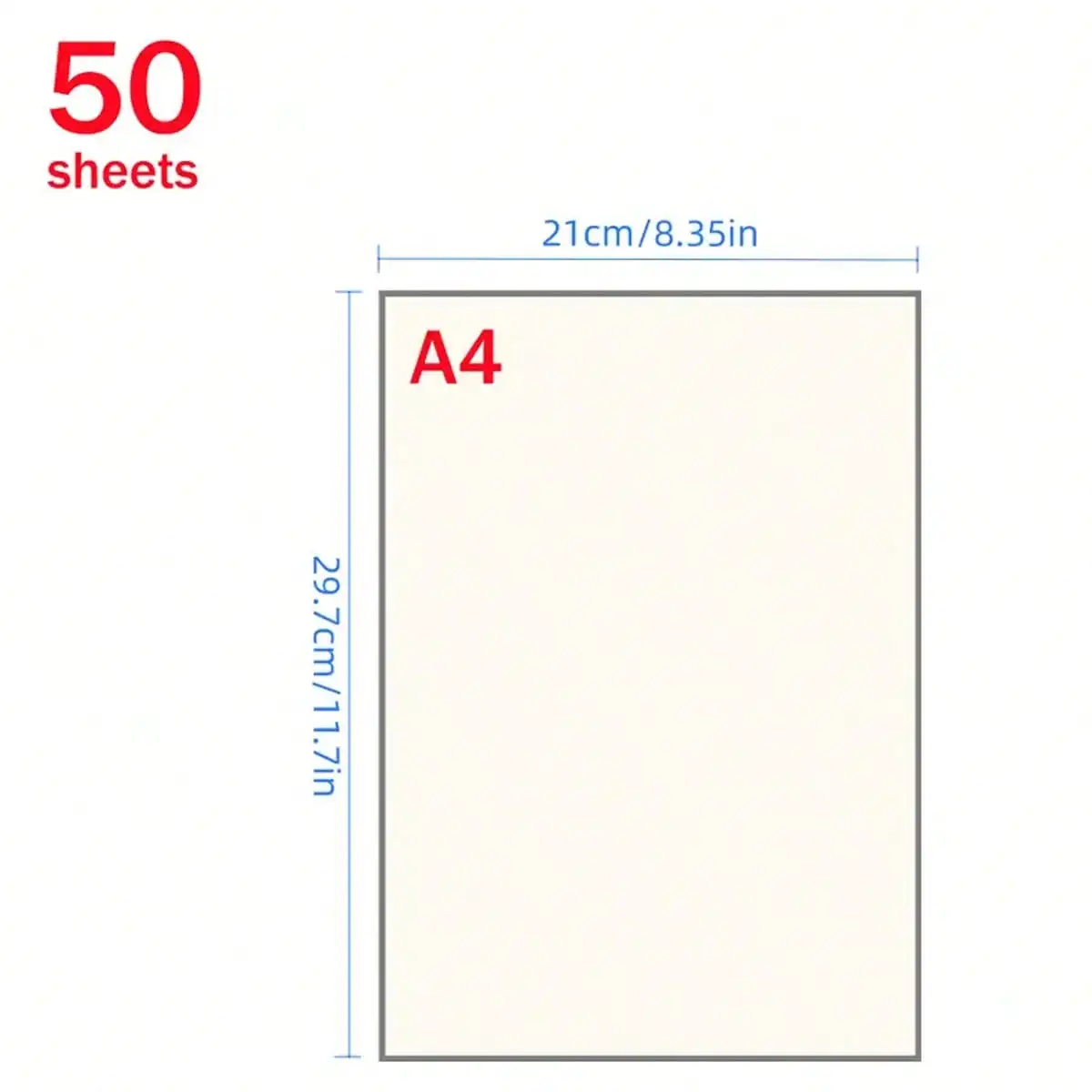 20/50Pcs/Set Practical Sketching Paper Pencil Drawing Gouache Paper Thickened Watercolor Student A4 Drawing Suitable
