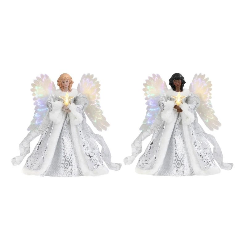 

G6DA украшение на верхушку дерева Рождественская елка Angell Fairy Toppers Angell кулон