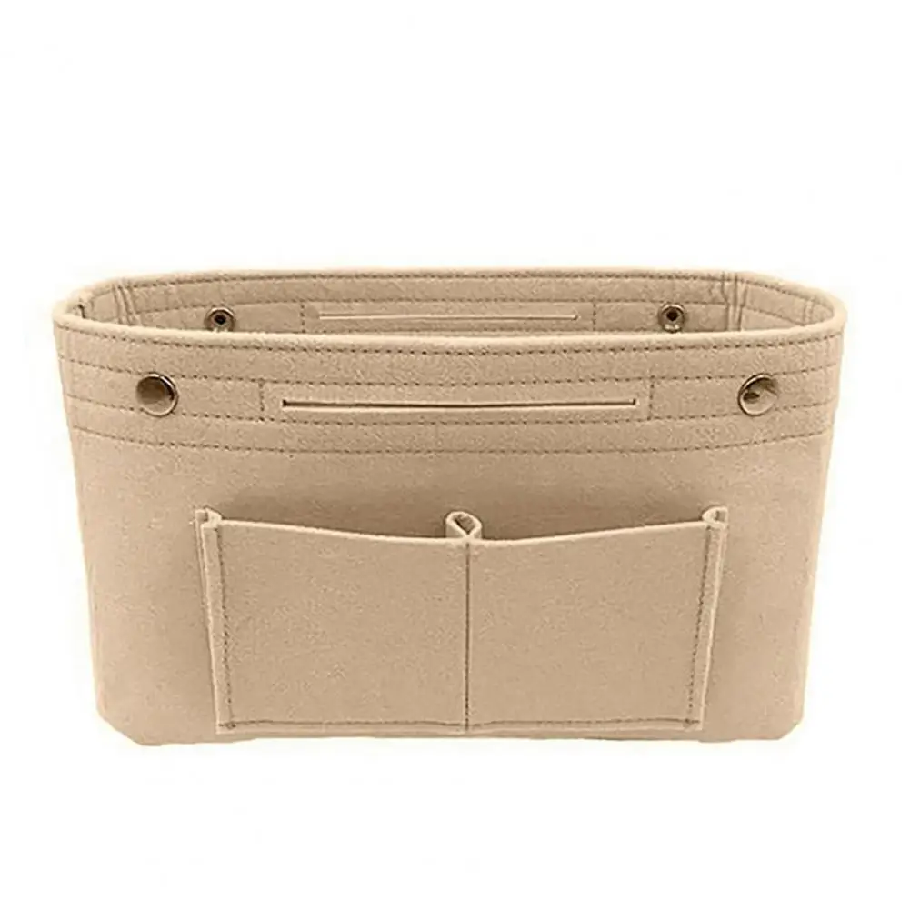 

Insert Bag with Multi Pockets Large Capacity Women's Handbag Insert with Multi Pockets for Office Travel for Grocery for Women
