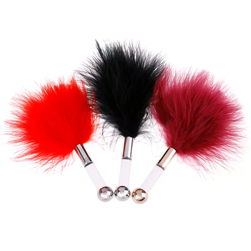 Beautiful taste flirting feathers colorful fancy Gift Tickler Flirt Toy Couple