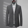 L-8XL Large Size Men's Suit Jacket Spring and Autumn Business Fashion Handsome Plus Fat Plus Loose Fat Man Fat Suit Casual Top 4