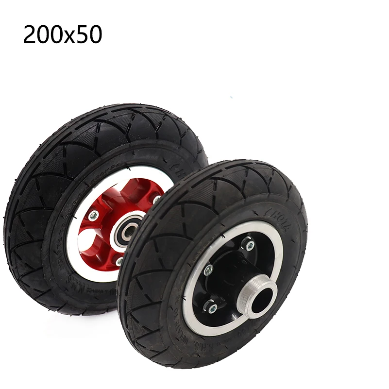 Per Razor Scooter E100 E150 E200 Espark Crazy Cart Scooter Elettrico 200X50 Camera D'Aria Pneumatico Esterno Con Mozzo Ruota