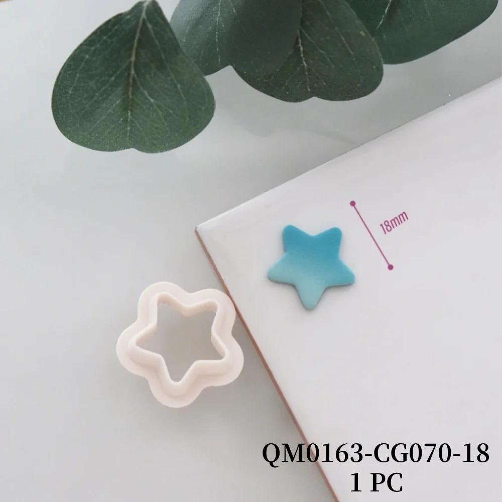 8 Größen Keramik-Schneidform, Ton, Polymer, Keramik, Skulpturenschneider, sternförmig, DIY, geometrisches Schmuckherstellungswerkzeug – Detail 8
