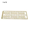 1Set Simulated Model Ship Etching Ladder 1:72 1:100 1:150 1:200 Brass Etched Sheet Micro Stairs for Remote Control Boat Assembly 2