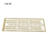 1Set Simulated Model Ship Etching Ladder 1:72 1:100 1:150 1:200 Brass Etched Sheet Micro Stairs for Remote Control Boat Assembly 2