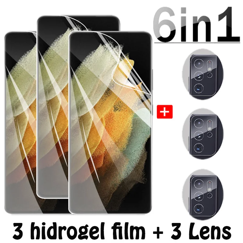 Samsung S23 Screen Protector Samsung S23 Plus Pellicola Idrogel Per Samsung S21 Ultra Pellicola Galaxy S23 Ultra Vetro Morbido S20 Ultra Protector S20