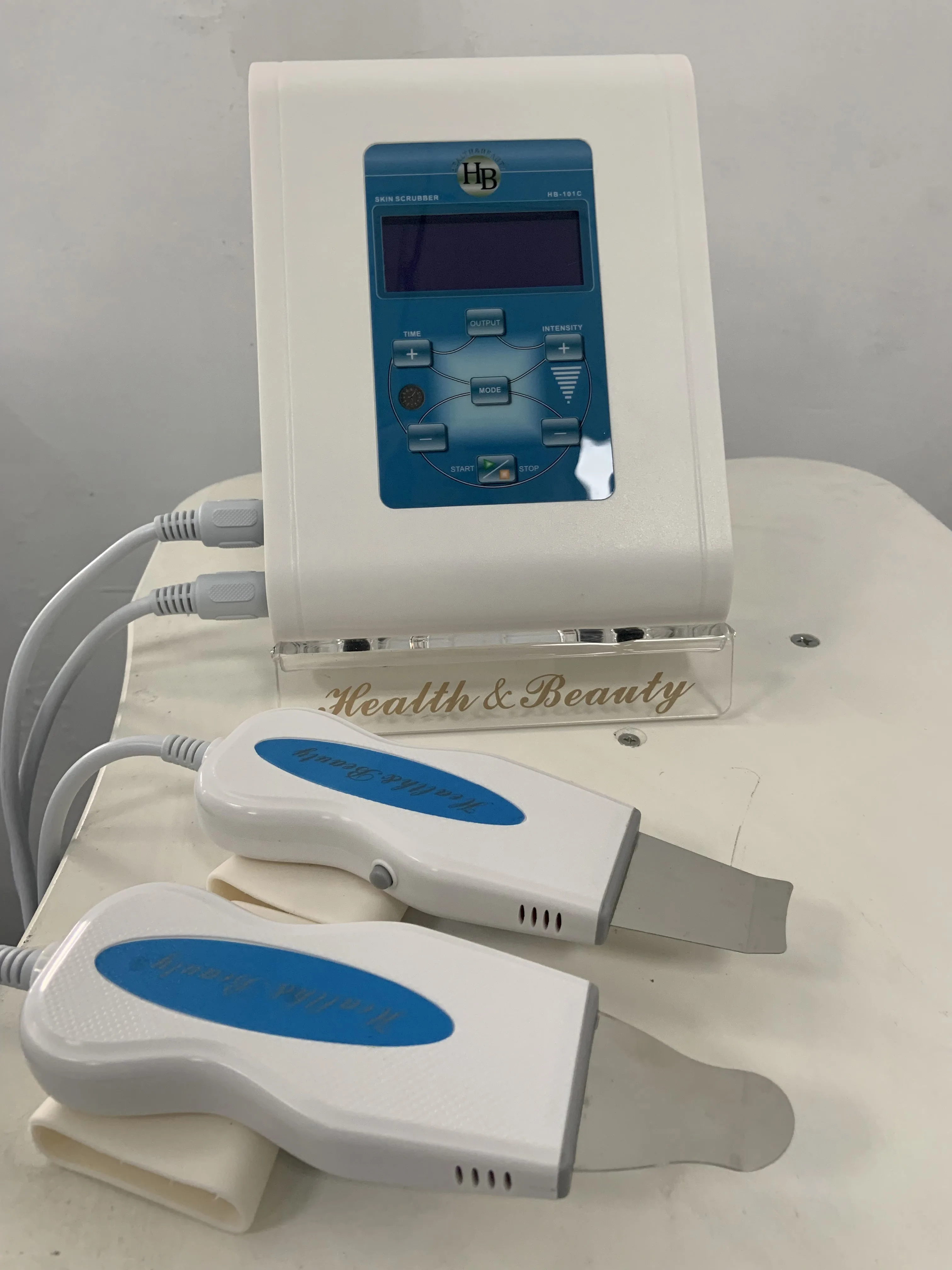 Professional Ultrasonic Facial Cleaner Skin Scrubber Rejuvenation Care Anion Face Cleaning Acne Removal Spa Facial Beauty Device