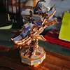DIY 3D Wooden Puzzle Wind Voyager Miniature Model Kits Mechanical Gear Rotation Puzzles for Friends Birthday Gifts Home Decor 5