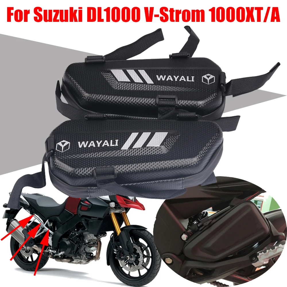 For DL1000 V-Strom 1000 A 1000XT VStrom 1000 XT 1000A Accessories Side Frame Waterproof Tool Storage Bags - AliExpress