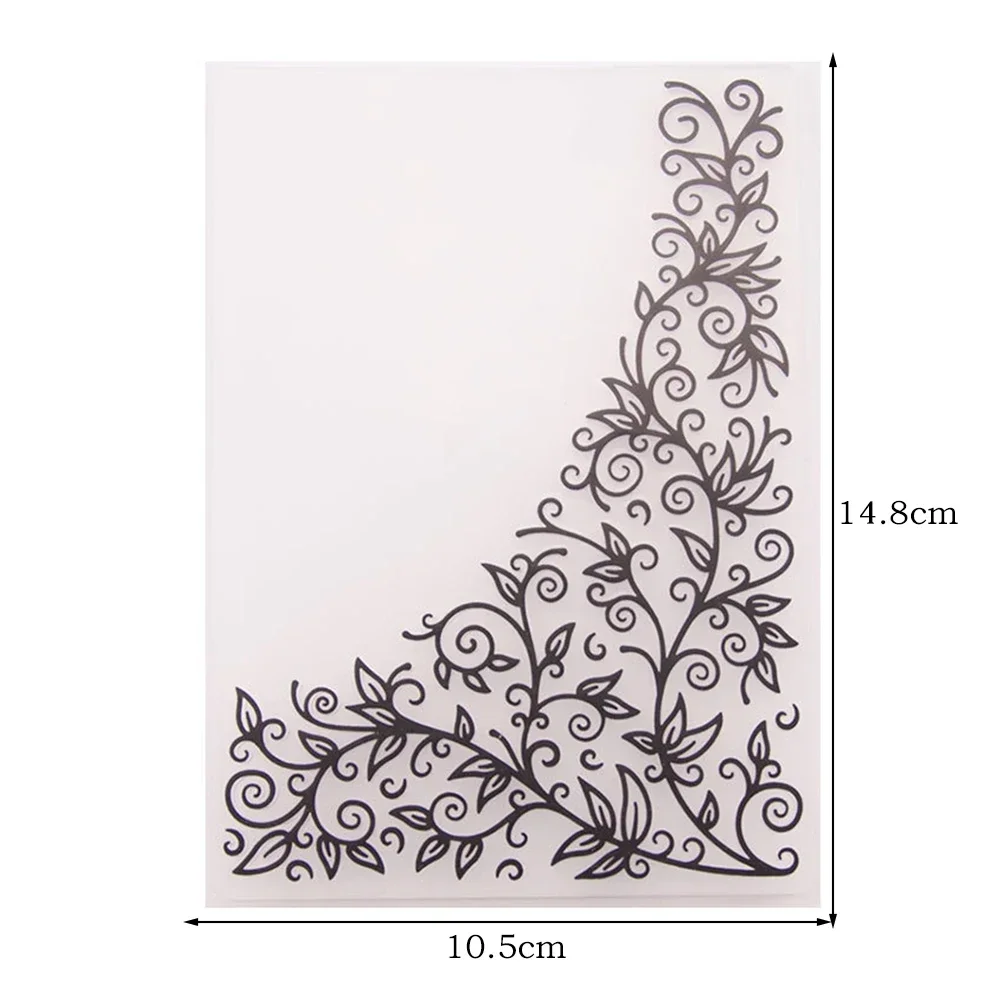 Scrapbook Material Plastic Flower Leaves Embossing Folders For Cards Making Tools New Template Mold Stamp Stencils Supplies plastic embossing folder,embossing folder