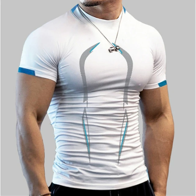 Camisetas deportivas de secado rápido para hombre, camiseta de compresión  para gimnasio, culturismo, fútbol, Brasil - AliExpress