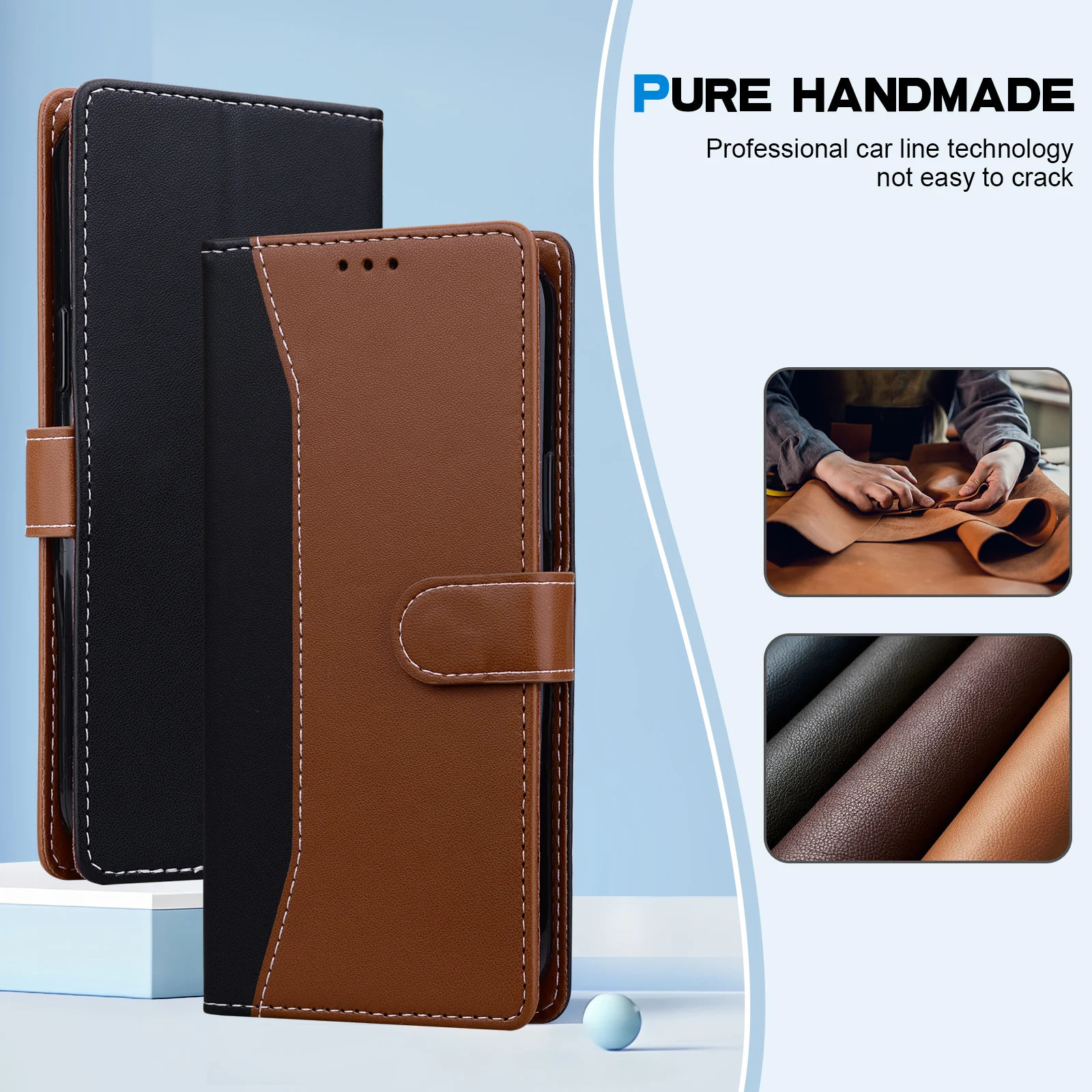 Magnetic Flip Leather Wallet Phone Case