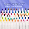 18/60Color Acrylic Paint Pens Brush Marker Pen for Artist Rock Painting,Glass,Ceramic Fabric DIY Card Making Art Supplie 6