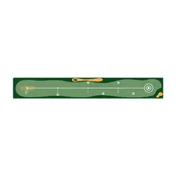 Enhanced Golf Putting Mat for Indoor and Outdoor Practice (Style E)