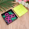 Plastic Plastic O X Tic Tac Toe Chess Piece Toys Set Kids Brain Teaser Baby Early Educational Intelligence Development Tool Gift 3