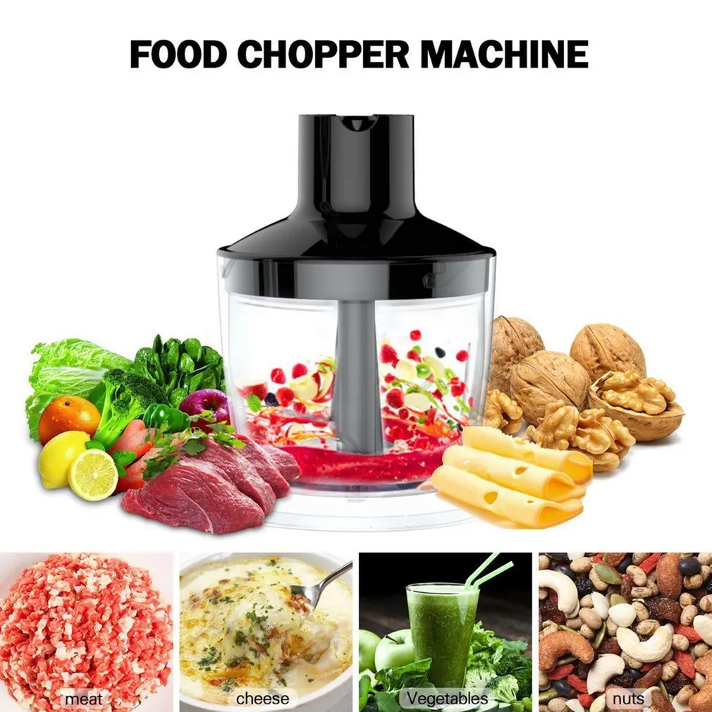 Dropship 5 Core Immersion Portable Hand Blender 5-In-1 500W Handheld 8  Variable Powerful Stainless Steel With Electric Whisker; 2-Blades 860ml  Food Processor; Chopper 600ml Mixing Beaker HB 1520 to Sell Online at