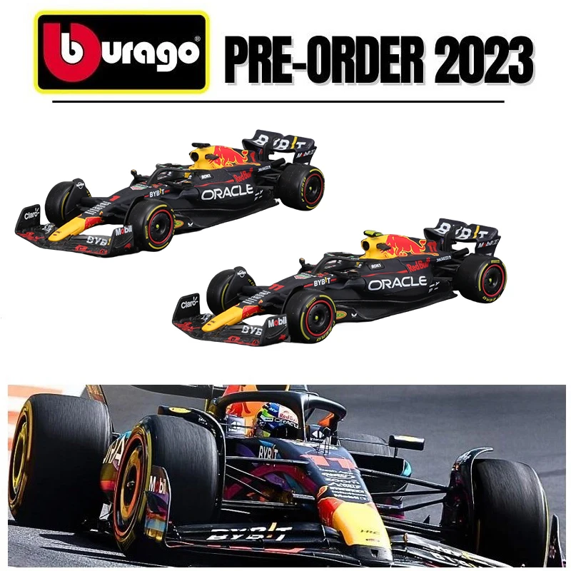 

Коллекционная Миниатюрная модель автомобиля Bburago 1:43, 2023, F1, модели автомобилей модели RB19