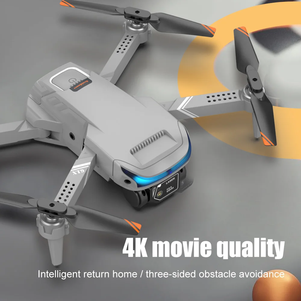 XT9 RC Helicopter Follow Me Obstacle Avoidance Mini VR Drone 4k HD Folding Quadcopter With Electrical Control Camera Free Return