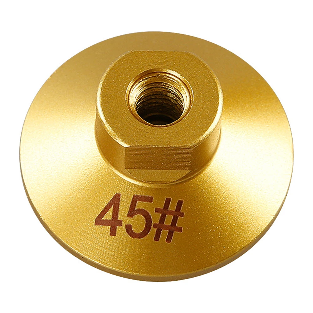 

1pc M14 Thread 50mm Brazing Diamond Edge Profile Polishing Grinding Wheel 45# 60 #100# For Marble Granite Grinding Wheel
