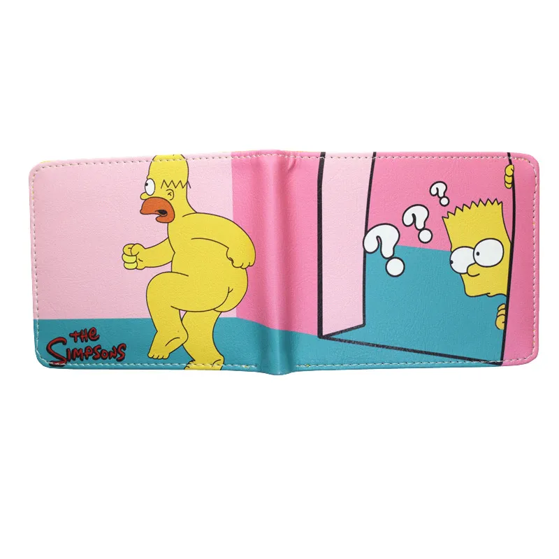 Charming Cartoon PU Leather Wallet with Zipper Coin Pocket