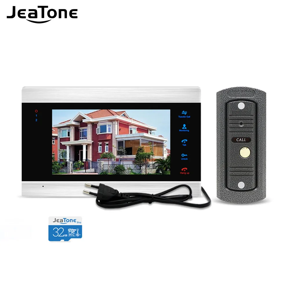 Jeatone умный дом видеодомофон 1200TVL открытый видео дверной звонок для квартиры