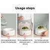 DMWD Household Electric Food Steamer 2L Mini Egg Boiler With Timer Knob Auto Shut-off Food Warmer 2/3 Layers Cooking Tools 4