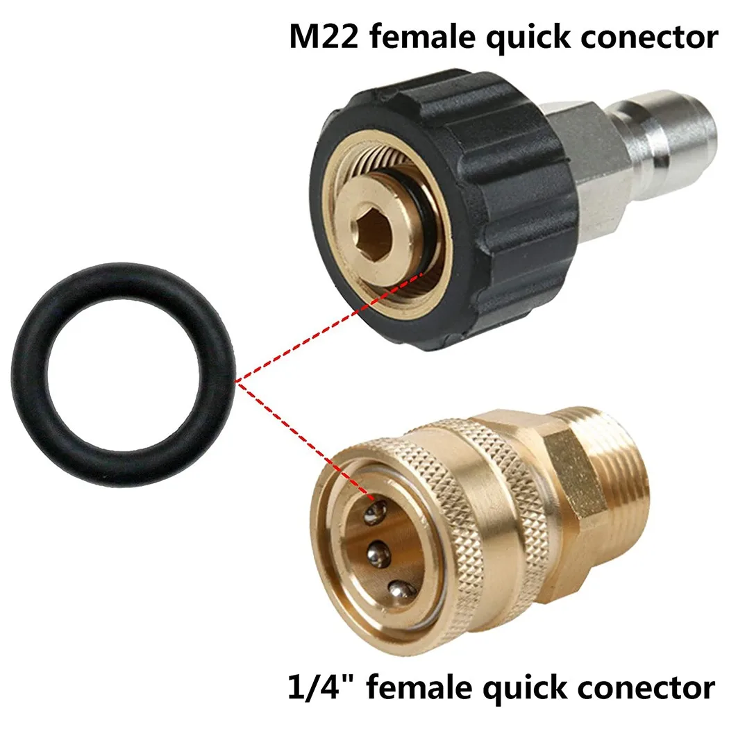 

80Pcs/Set 1/4 M22 + 3/8 O-Rings For Pressure Washer Hose Quick Disconnect Garden Irrigation Connector Sealing Ring Tool