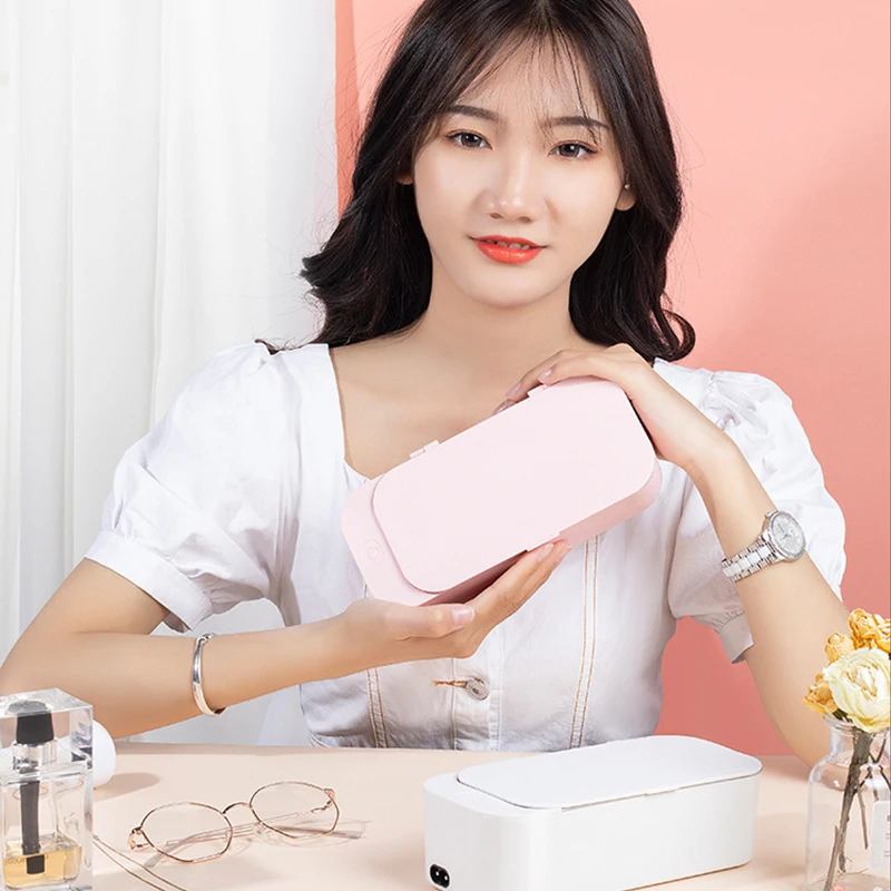 

Ultrasonic Glasses Cleaning Machine Multi-speed Glasses Jewelry Toys Watch Multi-functional Stainless Steel Liner Mini Cleaner