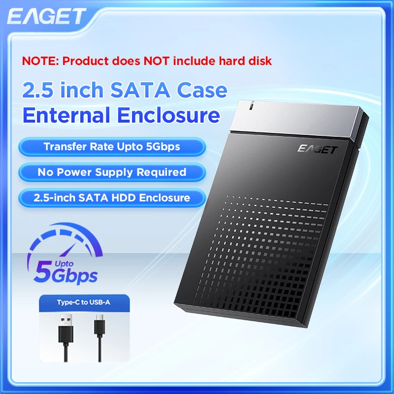 2.5 Inch External Hard Drive Enclosure USB C