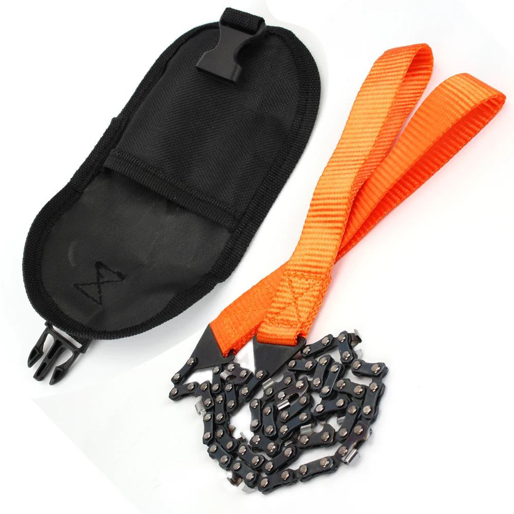Hand Zipper Saw Emergency Camping Hiking Tool Garden Logging Portable Survival Chain Saw Outdoor Tools 11 Sawtooth