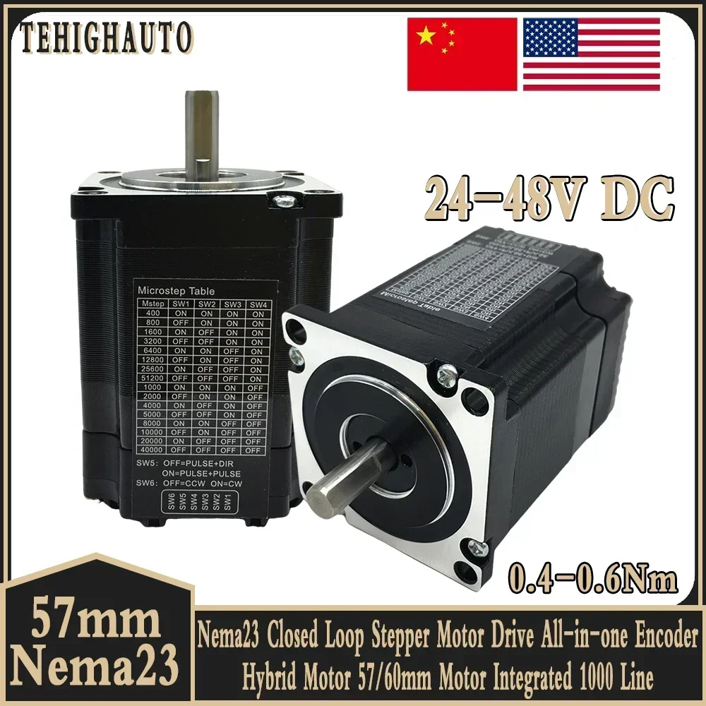 Nema23 57Closed Loop Stepper Motor Drive All-in-one Encoder Hybrid