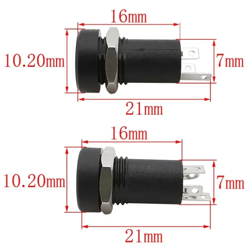 Gold Plated 3.5mm Audio Jack Socket Metal Female Stereo Connector