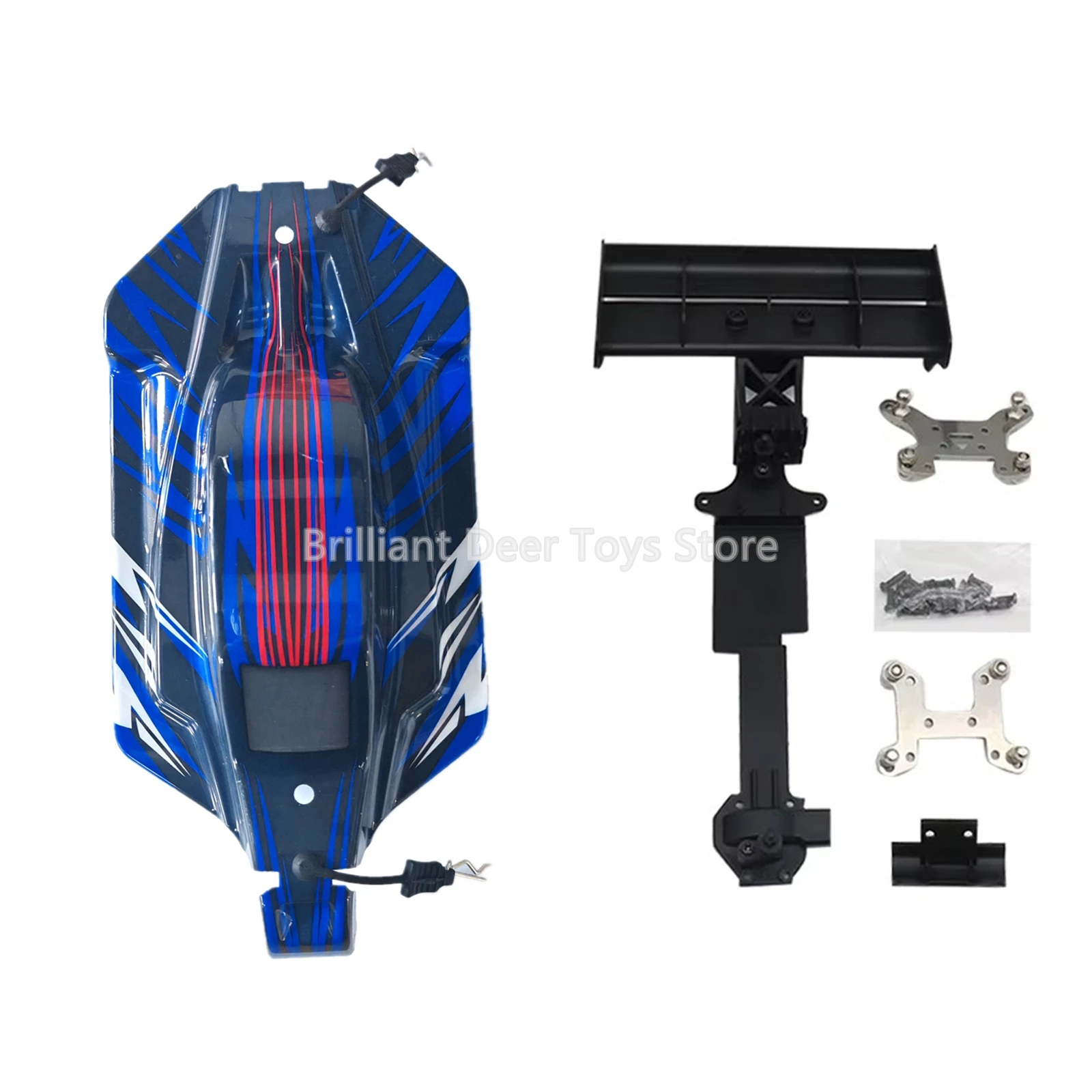 KingVal Replacement RC Car Body Shell For WLtoys 144001 1/14 Scale - Lightweight Blue Plastic Cover - View #9