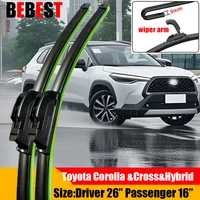 Front Wiper Blades For Toyota Corolla 2007-2023 2021 2022 Windscreen Windshield Window Accessories Corolla Hybrid Corolla Cross 1
