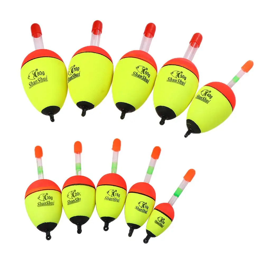 Fishing Tackle EVA Sea Fishing Luminous Buoyancy Float Fish Bait Bobber Foam Float Light Stick