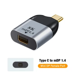 Universal USB - C to 8K/4K Multi - Display Converter: HDMI, VGA, DP & Mini DisplayPort Adapter (USB C To Mini DP)