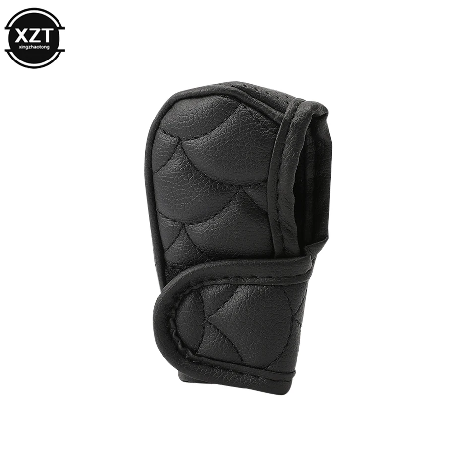 Auto Schaltknauf Abdeckung Leder - Rutschfester Schalthebel Schutz In Schwarz-Rot & Anderen Farben