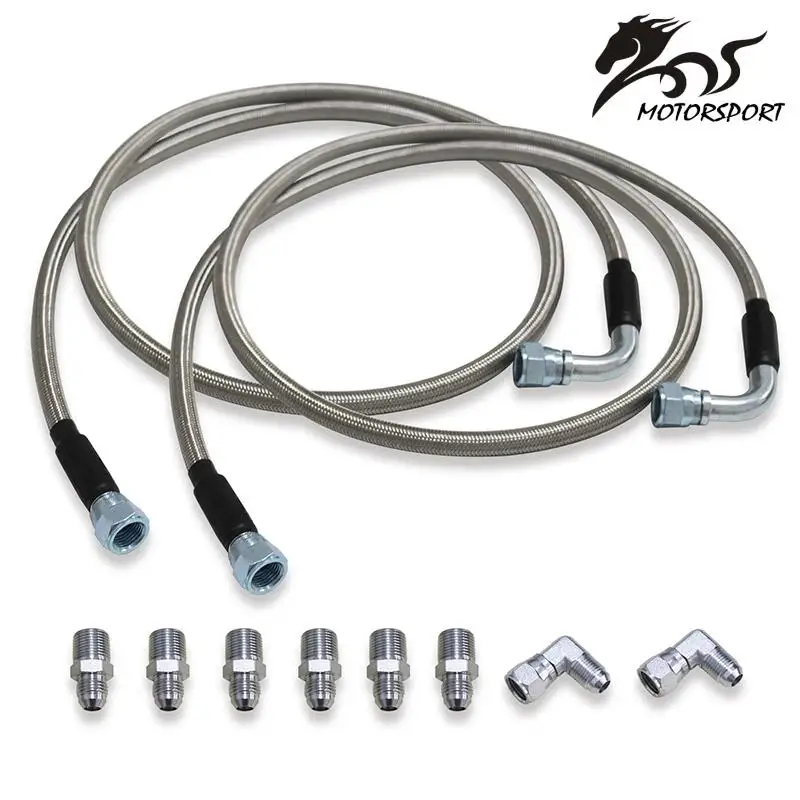 Raccordi Per Tubi Flessibili Di Raffreddamento Della Trasmissione Per Strumento Th350 700R4 Th400 An-6 An6 6An Svasato 1/4 3/8 Npt Billette