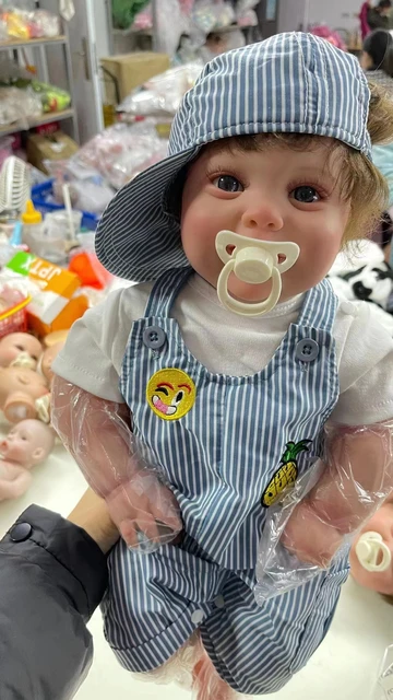 Realistic boy baby reborn doll 20 inch soft cloth body silicone doll bebe  reborn menino bonecas children Birthday Gift - AliExpress
