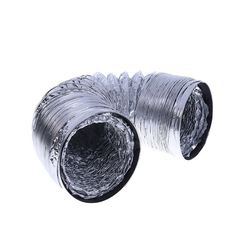 Aluminum Foil Ventilation Pipe Ventilation Hose 4 Inch 100mm Ventilator Pipe Pvc Aluminum Tube Air Ventilation Hose Flexible Exhaust Duct 3/2m System Vent Bathroom aluminum foil ventilation pipe ventilation hose