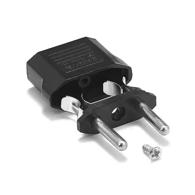 1-100pcs US AU EU Plug Adapter American Japan China US To EU Euro Travel Mini Portable Power Adapter Outlet Converter Socket plug adapter ac adapter