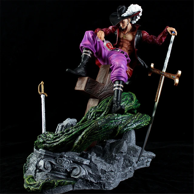 Anime One Piece Dracule Mihawk Action Figure Modelo Boneca Com Espada Top  Batalha Coleção Decoração Luffy Brinquedos Para Crianças Presente -  AliExpress