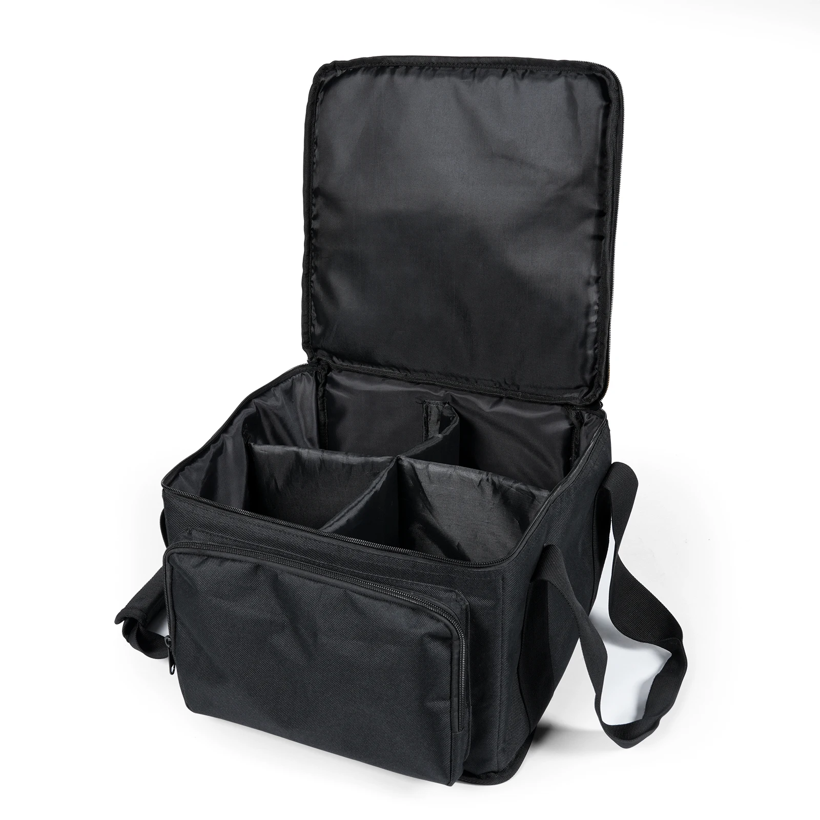 Par Light Bag for（4）20*14.5*14.5CM Par Light HOLDLAMP Black 600D Waterproof PVC+210D Lining Stage Lighting Bag