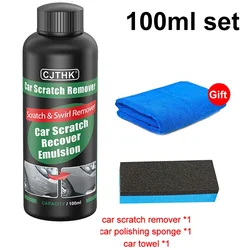 Ultimate Car Scratch Remover & Polishing Kit - Premium Paint Care & Anti - Scratch Solution (100ml sponge towel)