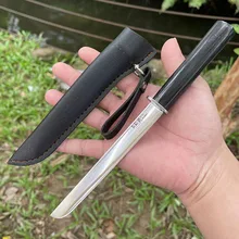Cuchillo para deshuesar de acero inoxidable 8Cr18Mov, Mini cuchillo de bolsillo para carnicero y pesca, 5,5 pulgadas