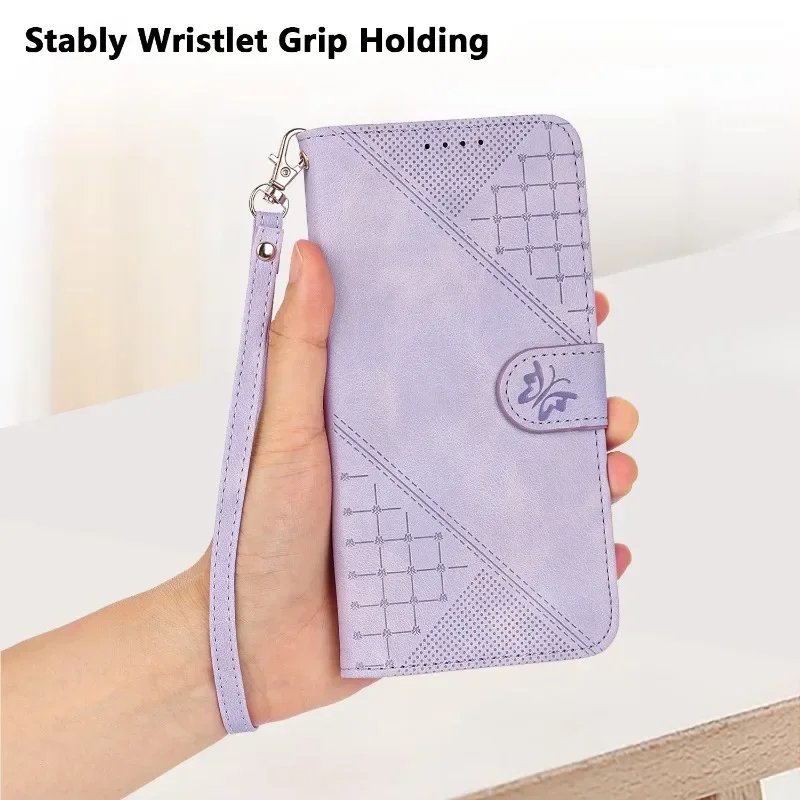Butterfly Magnetic Wallet Phone Case Cover
