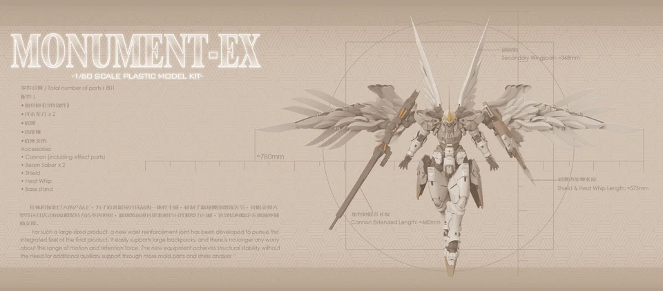 在庫あり STRANGEWORK PG 1/60 組み立てモデルキット モニュメント EX